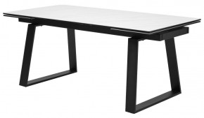 Стол VASTO 180 MARBLES KL-99 Белый мрамор матовый, итальянская керамика/ черный каркас, ®DISAUR в Ноябрьске - noyabrsk.mebel24.online | фото