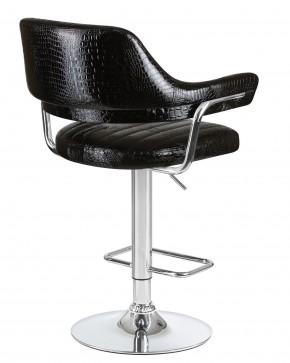 Стул барный DOBRIN CHARLY, чёрный крокодил в Ноябрьске - noyabrsk.mebel24.online | фото 4