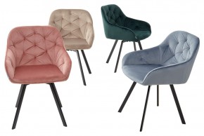 Стул GALE 360 град. поворот. BLUVEL-40 BEIGE, велюр/ черный каркас, М-City в Ноябрьске - noyabrsk.mebel24.online | фото 3