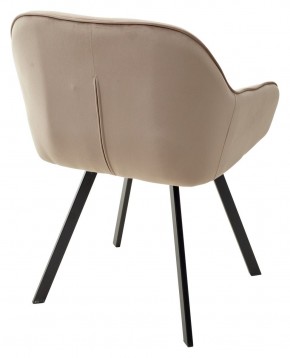 Стул GALE 360 град. поворот. BLUVEL-40 BEIGE, велюр/ черный каркас, М-City в Ноябрьске - noyabrsk.mebel24.online | фото 4