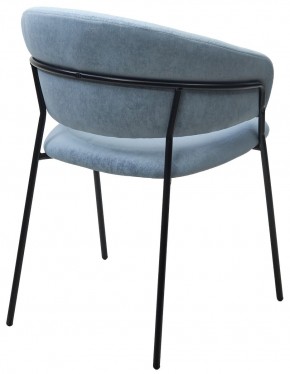 Стул ГЕММА, цвет RAIN 13 blue, велюр / черный каркас М-City в Ноябрьске - noyabrsk.mebel24.online | фото 9