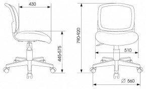 Стул компьютерный CH-W296NX/NEO-GREY в Ноябрьске - noyabrsk.mebel24.online | фото