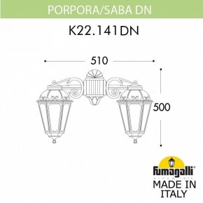 Светильник на штанге Fumagalli Saba K22.141.000.WYF1RDN в Ноябрьске - noyabrsk.mebel24.online | фото 2