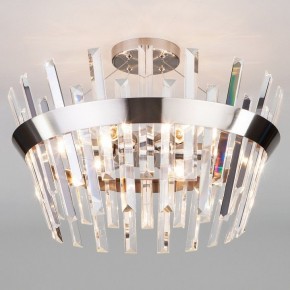 Светильник на штанге TK Lighting Steccato 10111/5 сатин-никель/прозрачный хрусталь Strotskis в Ноябрьске - noyabrsk.mebel24.online | фото 1