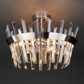 Светильник на штанге TK Lighting Steccato 10111/5 сатин-никель/прозрачный хрусталь Strotskis в Ноябрьске - noyabrsk.mebel24.online | фото 2