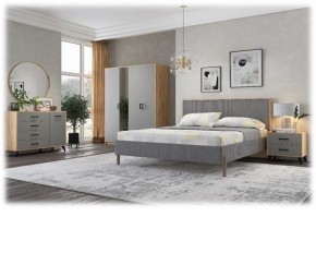 СВЕТЛАНА LOFT Спальный гарнитур (модульный) (дуб золотой/серый) в Ноябрьске - noyabrsk.mebel24.online | фото