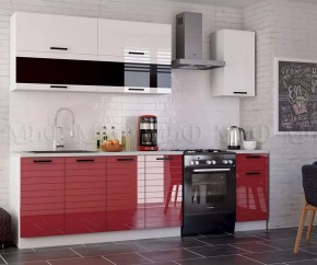 ТЕХНО-3 Кухонный гарнитур 2,0 м Компоновка №2 в Ноябрьске - noyabrsk.mebel24.online | фото 2
