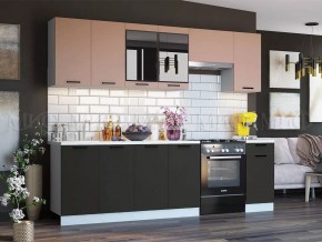 ТЕХНО Кухонный гарнитур 2,6 м Компоновка №3 в Ноябрьске - noyabrsk.mebel24.online | фото