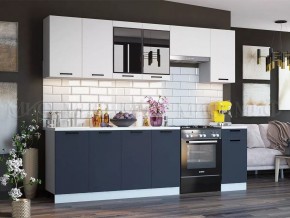 ТЕХНО Кухонный гарнитур 2,6 м Компоновка №3 в Ноябрьске - noyabrsk.mebel24.online | фото 2