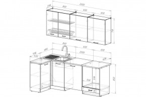 ТЕРЦИЯ Кухонный гарнитур Стандарт (1600 мм) в Ноябрьске - noyabrsk.mebel24.online | фото 2