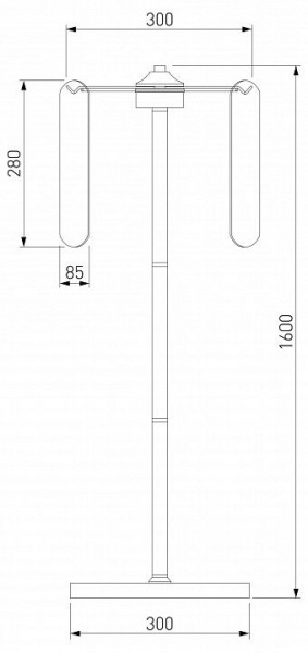 Торшер Eurosvet Claire 01171/3 золото в Ноябрьске - noyabrsk.mebel24.online | фото 3