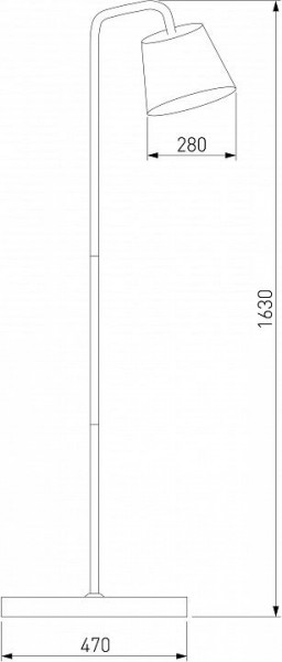 Торшер Eurosvet Montero 01135/1 белый в Ноябрьске - noyabrsk.mebel24.online | фото 2