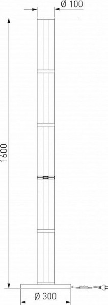 Торшер Eurosvet Stark 80537/1 латунь в Ноябрьске - noyabrsk.mebel24.online | фото 5