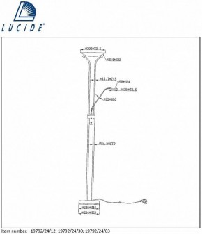 Торшер Lucide Champion-Led 19792/24/03 в Ноябрьске - noyabrsk.mebel24.online | фото 7