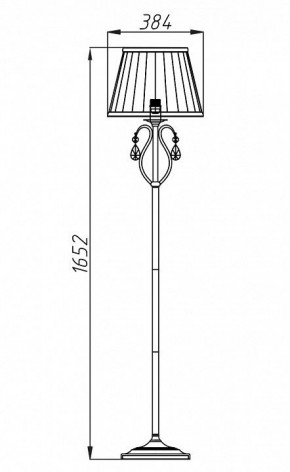 Торшер Maytoni Brionia ARM172-11-G в Ноябрьске - noyabrsk.mebel24.online | фото 2