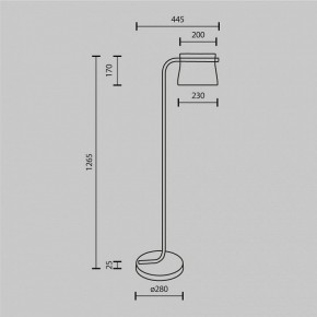 Торшер Maytoni Cabaret MOD170FL-L8BS3K в Ноябрьске - noyabrsk.mebel24.online | фото 7