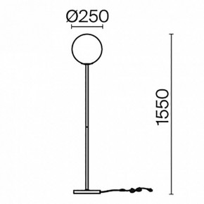 Торшер Maytoni Ring MOD013FL-01B в Ноябрьске - noyabrsk.mebel24.online | фото 4