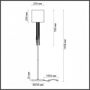 Торшер Odeon Light Nicole 4886/1F в Ноябрьске - noyabrsk.mebel24.online | фото 4
