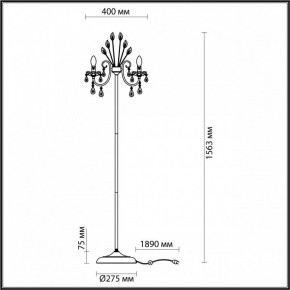 Торшер Odeon Light Versia 4977/3F в Ноябрьске - noyabrsk.mebel24.online | фото 4