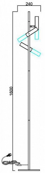 Торшер ST-Luce Eclip SL1236.405.03 в Ноябрьске - noyabrsk.mebel24.online | фото 5