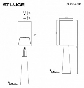 Торшер ST-Luce Jackie SL1354.605.01 в Ноябрьске - noyabrsk.mebel24.online | фото 5
