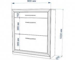 Тумба для обуви Нобиле ОБВ-90 в Ноябрьске - noyabrsk.mebel24.online | фото 4