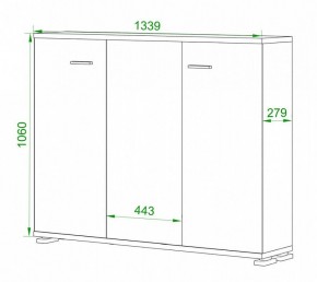 Тумба Домино нельсон ПУ-60-4 в Ноябрьске - noyabrsk.mebel24.online | фото 2