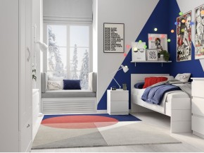 Тумба КАСТОР малая с двумя ящиками, цвет белый в Ноябрьске - noyabrsk.mebel24.online | фото 3