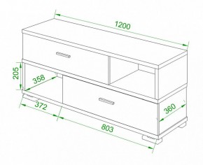 Тумба комбинированная Домино нельсон СБ-40/2 в Ноябрьске - noyabrsk.mebel24.online | фото 2