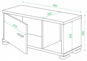 Тумба комбинированная Домино СБ-30/1 в Ноябрьске - noyabrsk.mebel24.online | фото 3