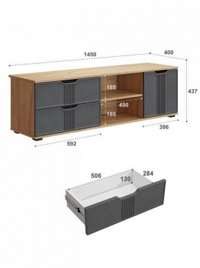 Тумба комбинированная Эмилия ЭЛ-40 в Ноябрьске - noyabrsk.mebel24.online | фото 4