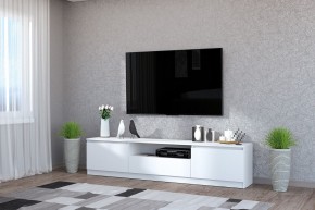 Тумба под ТВ "Хилтон" (Белый текстурный) в Ноябрьске - noyabrsk.mebel24.online | фото