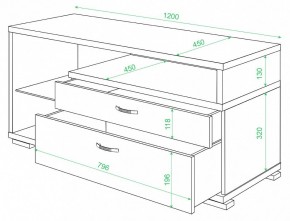 Тумба под ТВ ТК-10 М в Ноябрьске - noyabrsk.mebel24.online | фото 2
