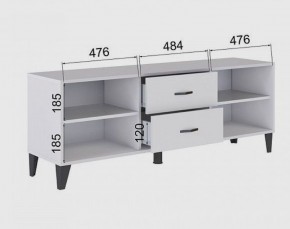 Тумба под ТВ ТВМ-6 (белый) в Ноябрьске - noyabrsk.mebel24.online | фото 2