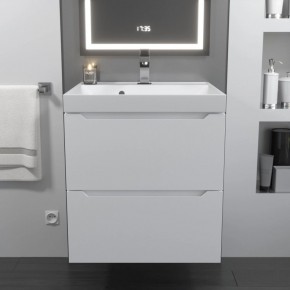 Тумба с раковиной Uperwood Tanos 50 см, подвесная, белая матовая в Ноябрьске - noyabrsk.mebel24.online | фото 10