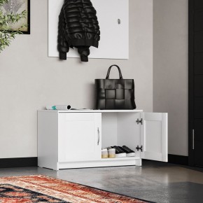Тумба СИРИУС двухдверная низкая, цвет белый в Ноябрьске - noyabrsk.mebel24.online | фото 4