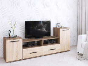 Тумба ТВ Парус-2 ясень шимо/дуб сонома в Ноябрьске - noyabrsk.mebel24.online | фото