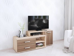 Тумба ТВ Парус-3 дуб сонома/ясень шимо в Ноябрьске - noyabrsk.mebel24.online | фото