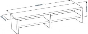 ТВ-тумба Энкель ТВ16, тамбурат, цвет белый в Ноябрьске - noyabrsk.mebel24.online | фото 3