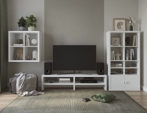 ТВ-тумба Энкель ТВ16, тамбурат, цвет белый в Ноябрьске - noyabrsk.mebel24.online | фото 4
