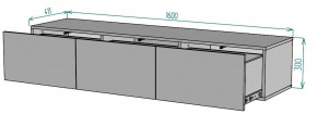 ТВ тумба подвесная TV80 (3 ящика) в Ноябрьске - noyabrsk.mebel24.online | фото 2