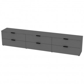 ТВ тумба TV18 (Графит) в Ноябрьске - noyabrsk.mebel24.online | фото