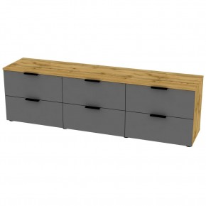 ТВ тумба TV34 (ДВ-Графит) в Ноябрьске - noyabrsk.mebel24.online | фото