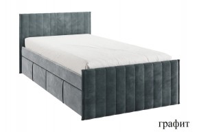 ТВИКС Кровать с ящиками 900 (графит) в Ноябрьске - noyabrsk.mebel24.online | фото