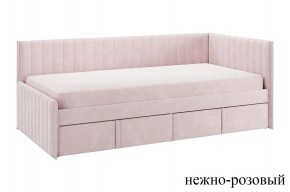 ТВИКС Кровать (тахта) с ящиками 900 (нежно-розовый) в Ноябрьске - noyabrsk.mebel24.online | фото