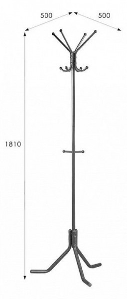 Вешалка напольная Пико 3 в Ноябрьске - noyabrsk.mebel24.online | фото 7