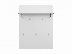 Вешалка СИРИУС настенная с полкой, цвет белый в Ноябрьске - noyabrsk.mebel24.online | фото