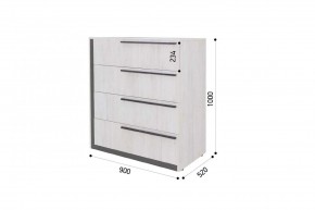 ВИНТЕР - 8 Комод 4 ящика в Ноябрьске - noyabrsk.mebel24.online | фото 4