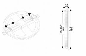 Встраиваемый светильник Arte Lamp Mesura A7974PL-1WH в Ноябрьске - noyabrsk.mebel24.online | фото 5