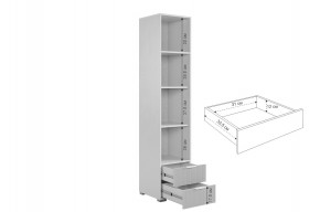 ЗЕФИР Гостиная К1 (белое дерево/белый муар) в Ноябрьске - noyabrsk.mebel24.online | фото 6